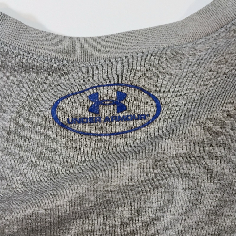 Under Armour Youth Large I Will Graphic Gray Blue Short Sleeve Tee Shirt - Picture 7 of 7